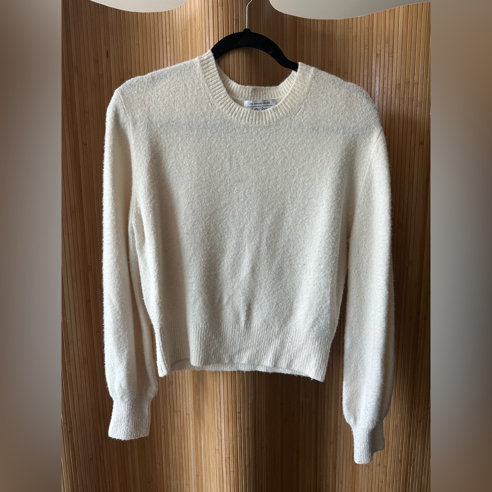 & Other Stories Cream Crew Neck Sweater
